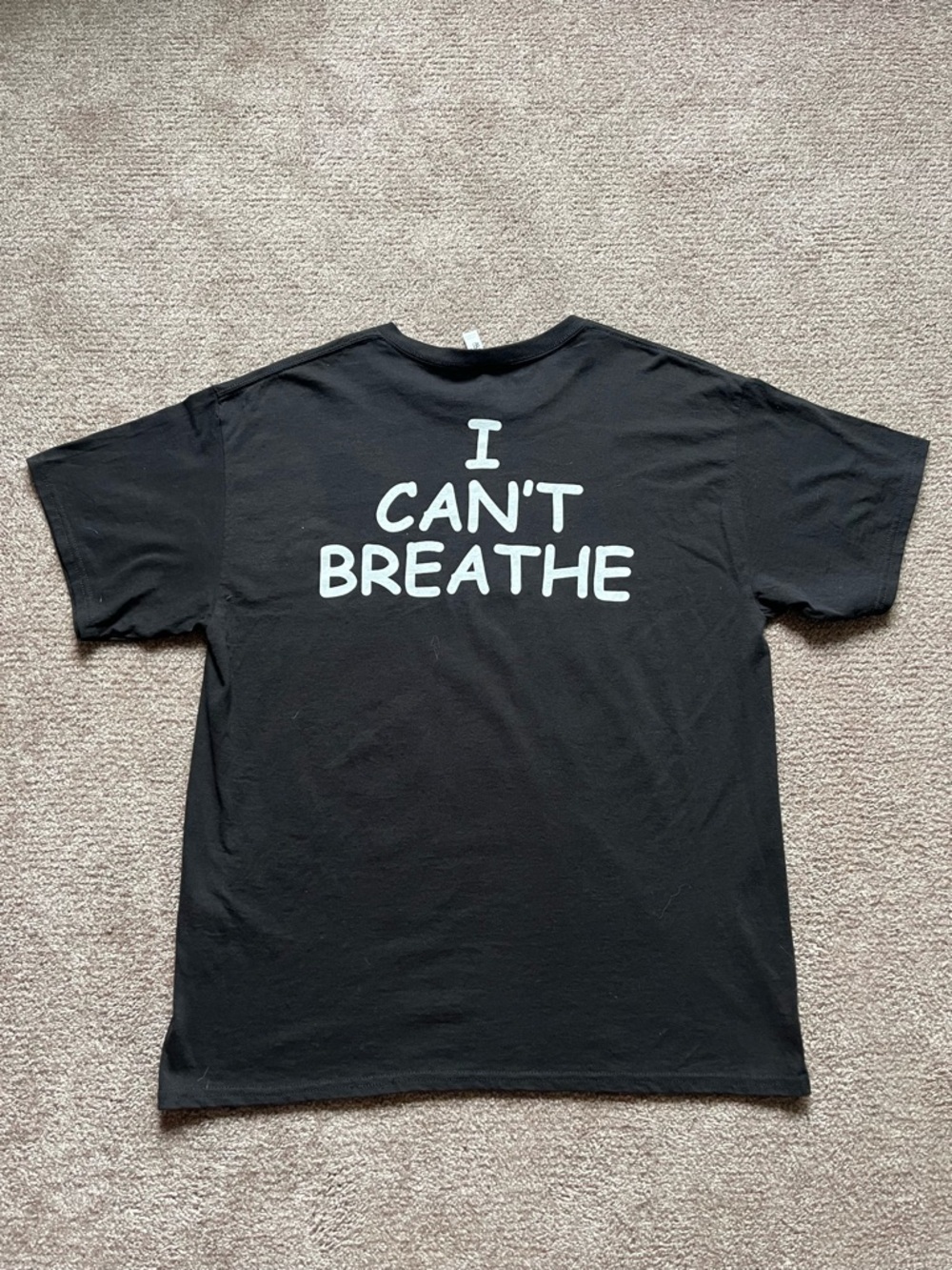 George Floyd 2020 I Can’t Breathe Black Tee - Picture 4 of 5